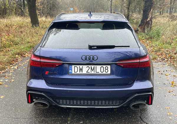 Audi RS6 cena 475900 przebieg: 70200, rok produkcji 2020 z Wrocław małe 781